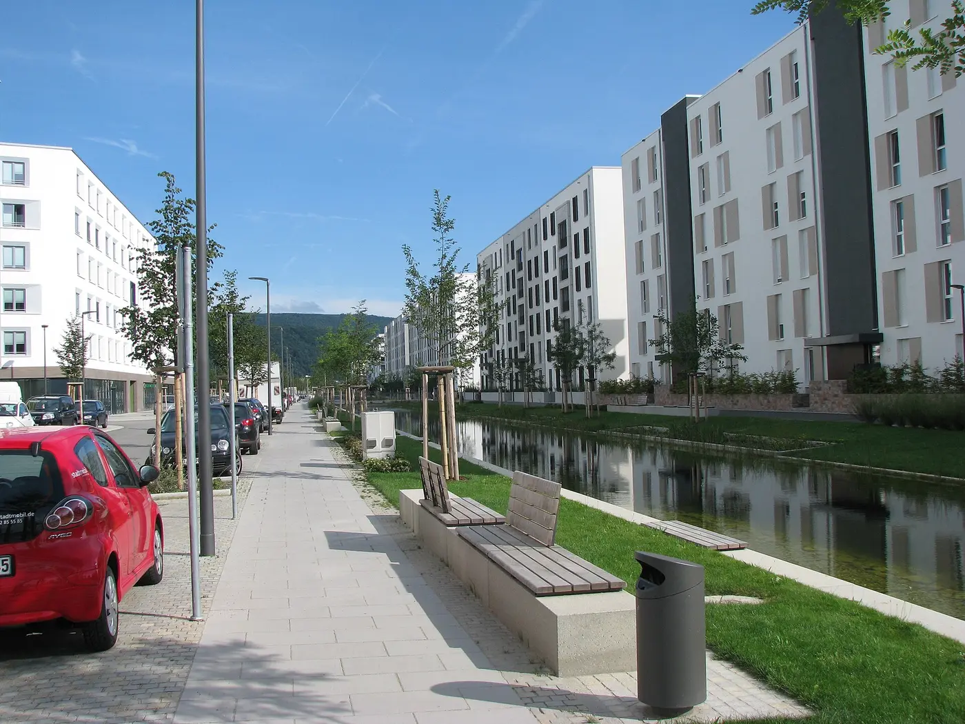 Der Lange Anger in der Heidelberger Bahnstadt