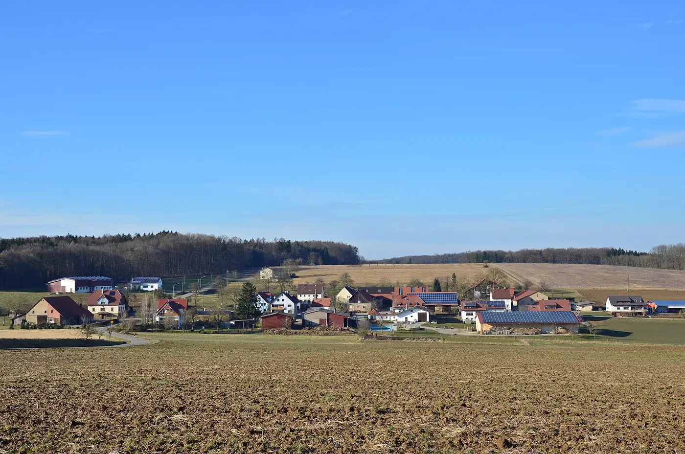 Blick auf Bernbrunn