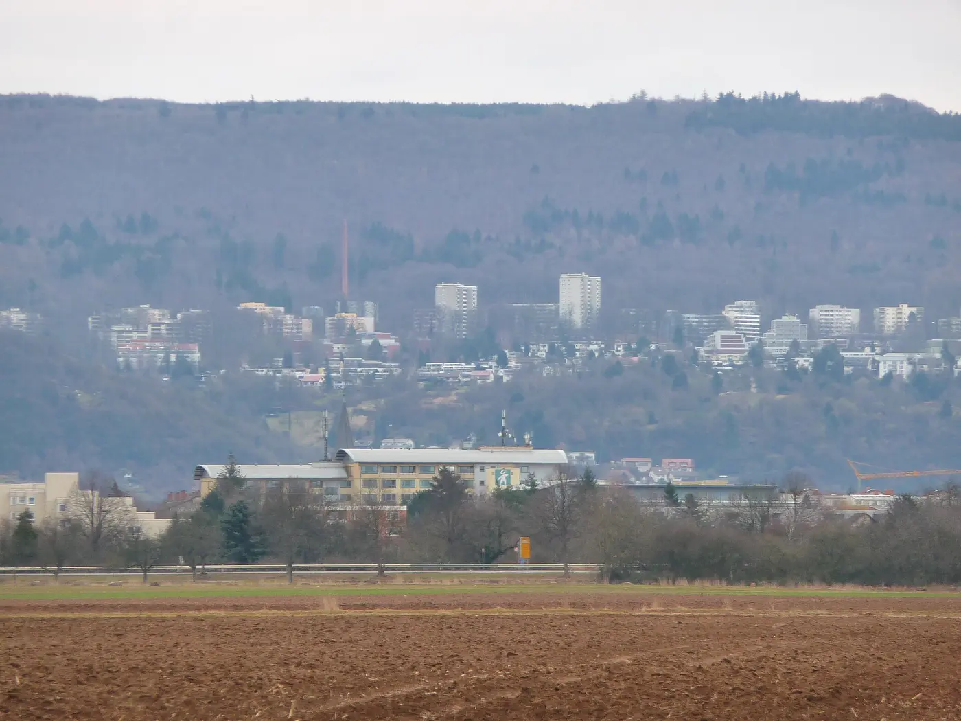 Blick auf den Heidelberger Stadtteil Boxberg