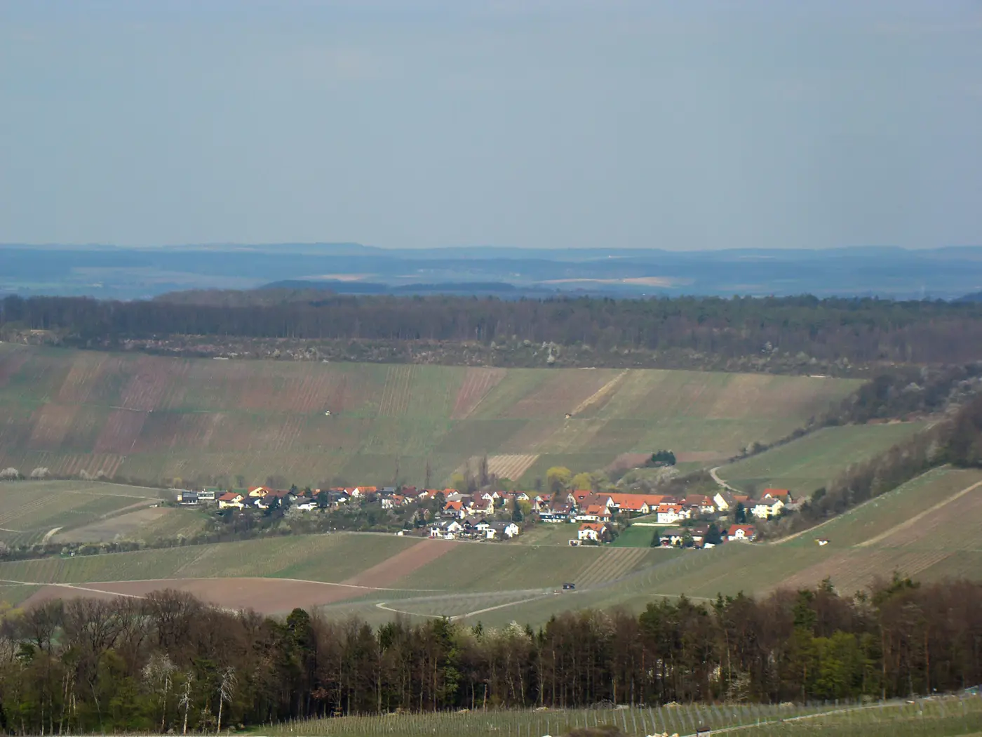 Obersulm-Eichelberg, von Löwenstein aus gesehen