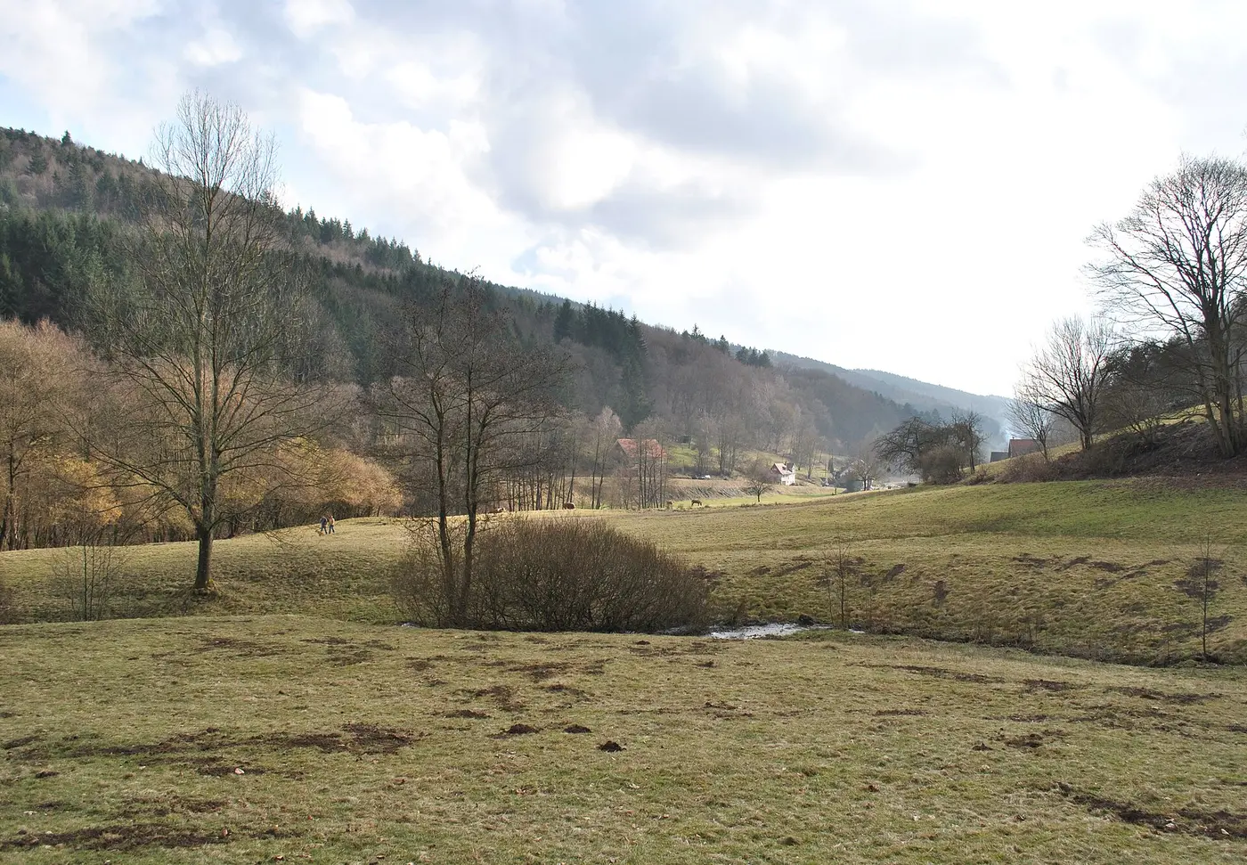 Noerdliches Ende des Eiterbachtals