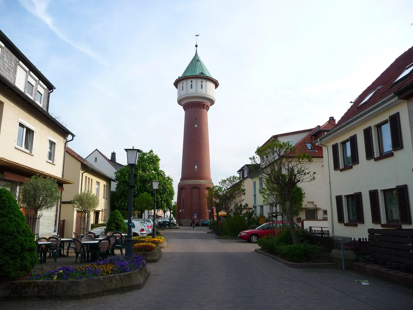 Wasserturm - Wahrzeichen der Stadt Eppelheim (Baden-Württemberg, Deutschland)