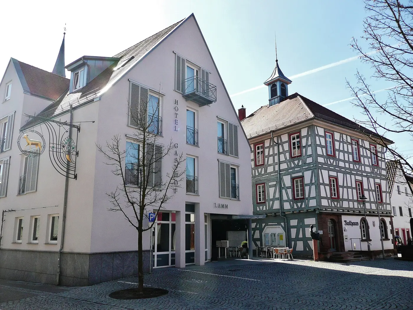 Hotel Gasthof Lamm, Rathaus, Horrheim