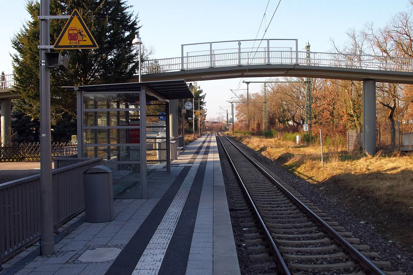 Philippsburg (OT Huttenheim), Haltepunkt Huttenheim