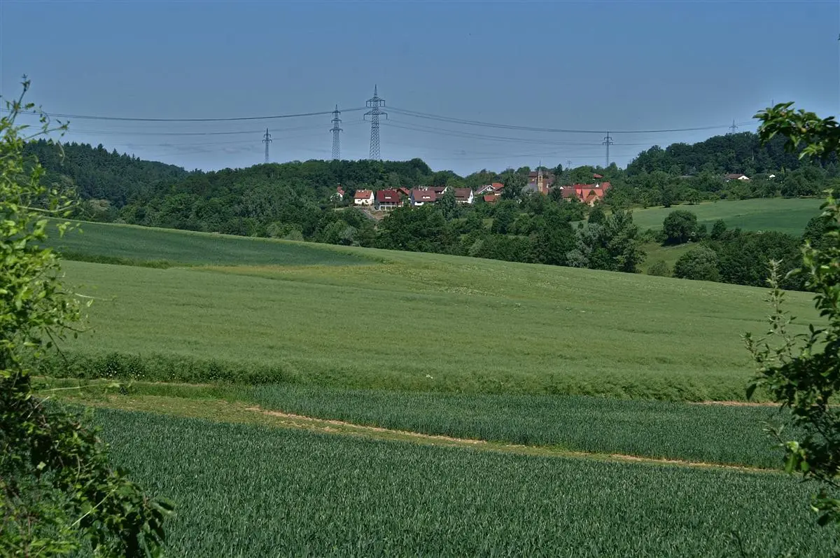 Blick auf Kleinvillars