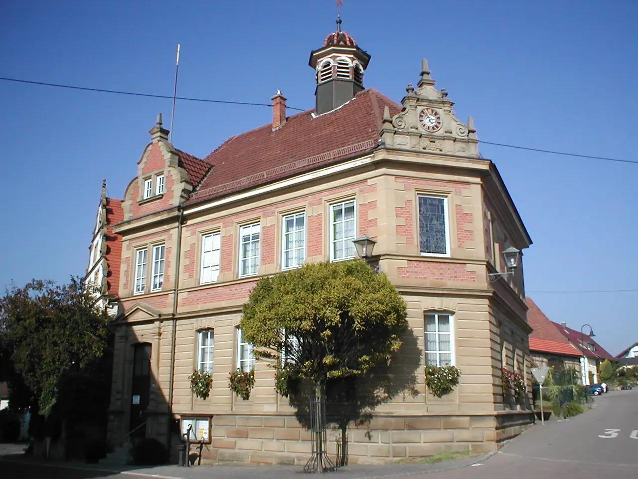 Rathaus von Langenbrettach-Brettach, erbaut 1888