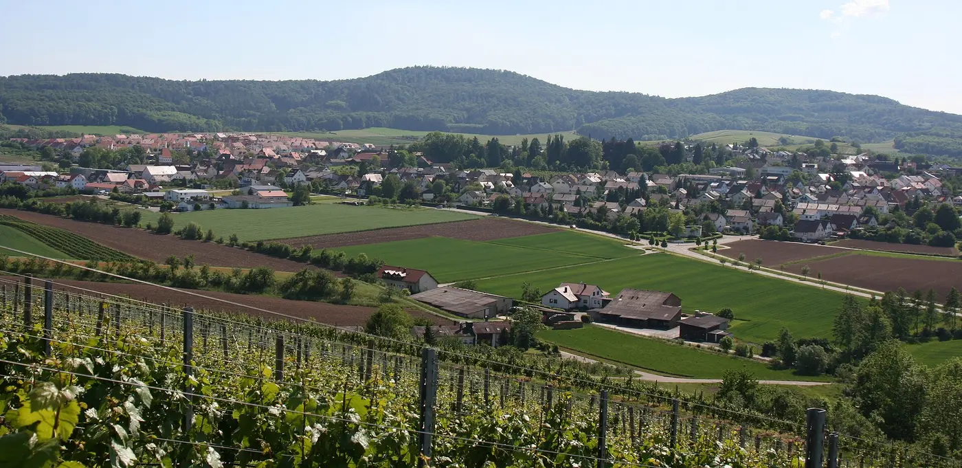 Lehrensteinsfeld von Nordosten