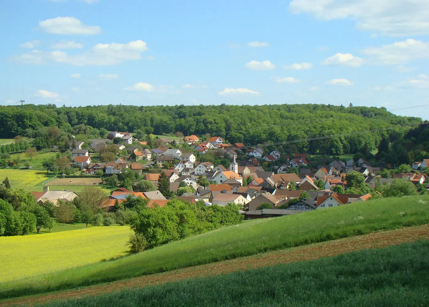 Blick auf Leibenstadt