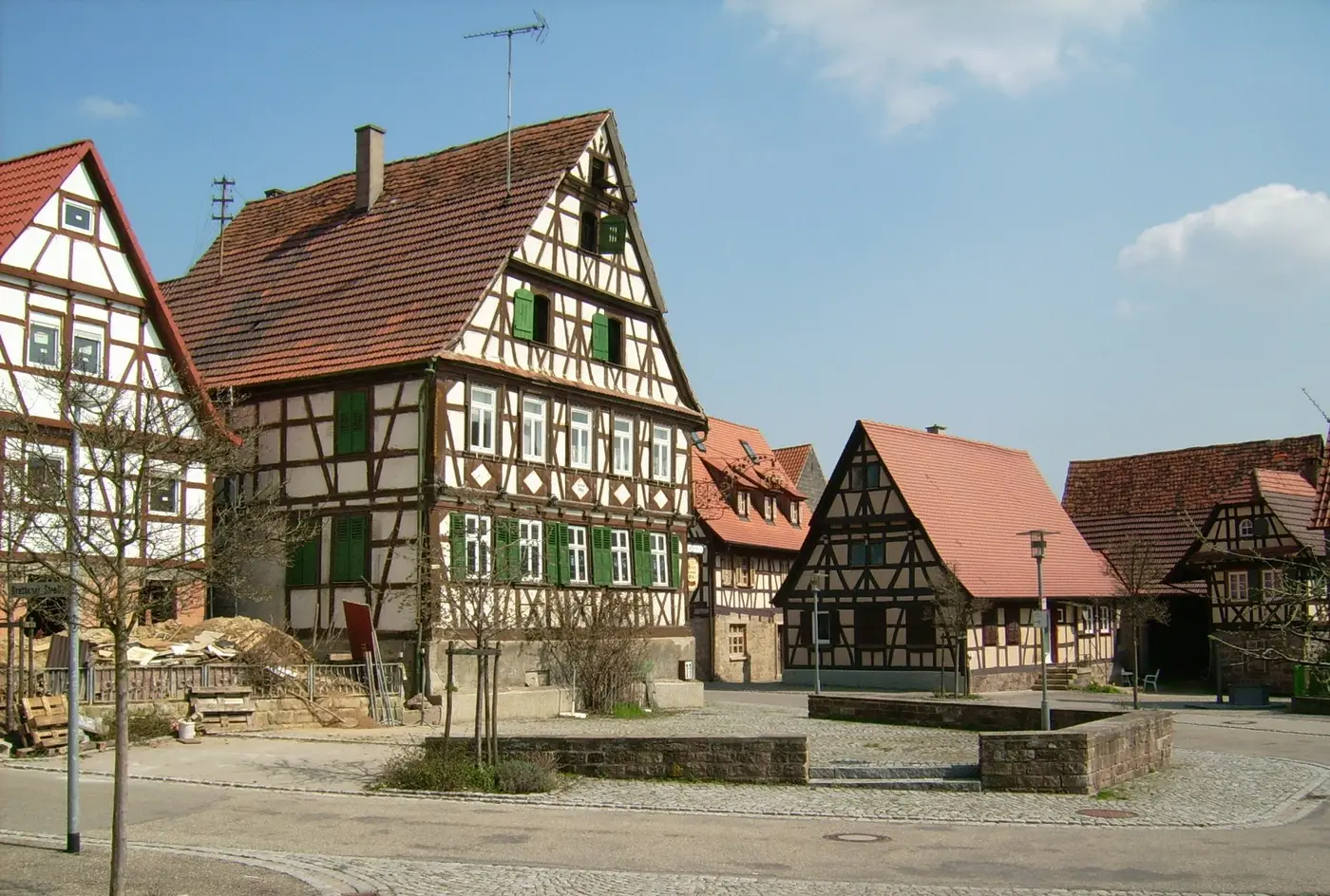 Zaisersweiher Germany market place Marktplatz