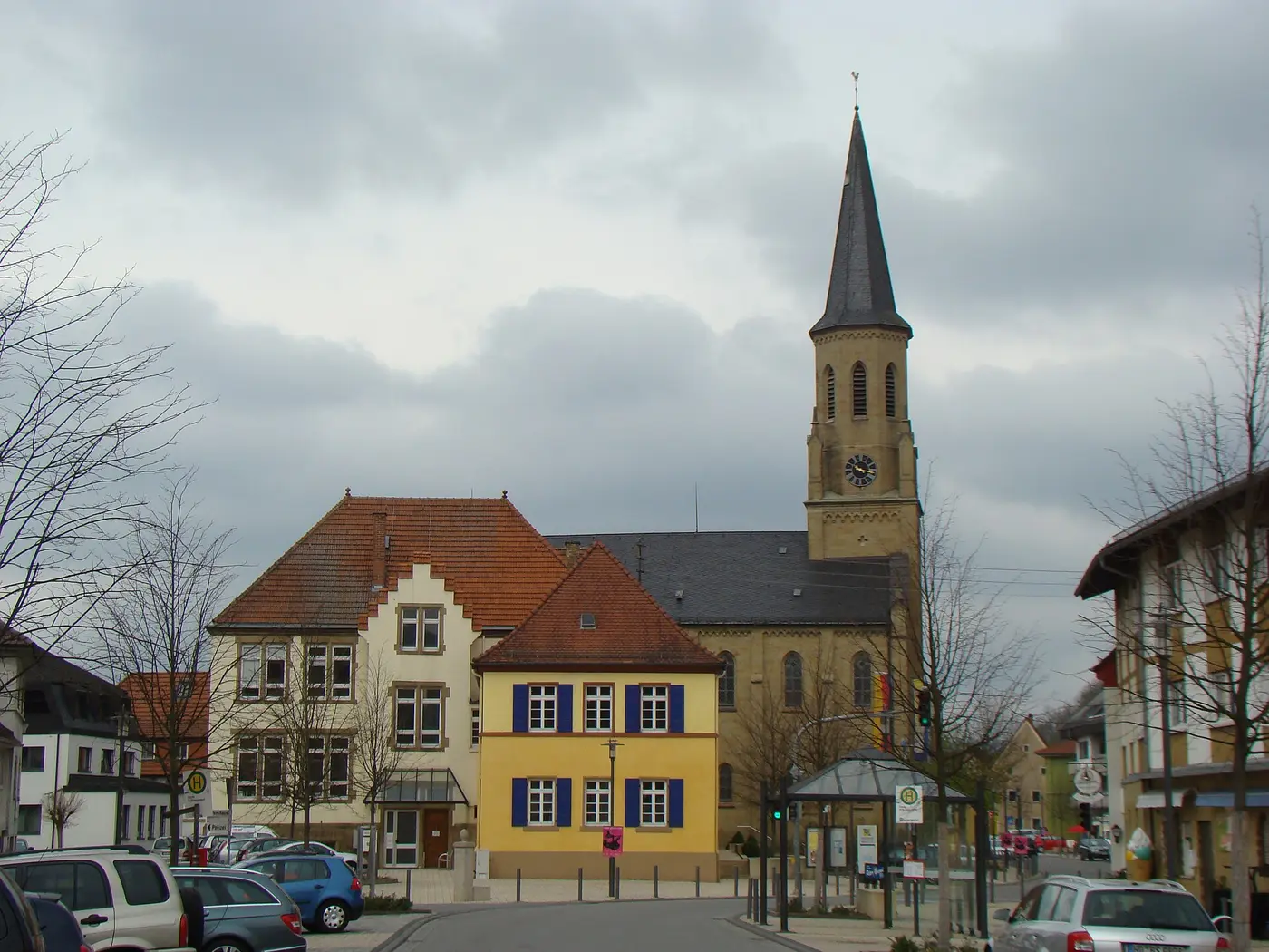 Ortsmitte von Meckesheim