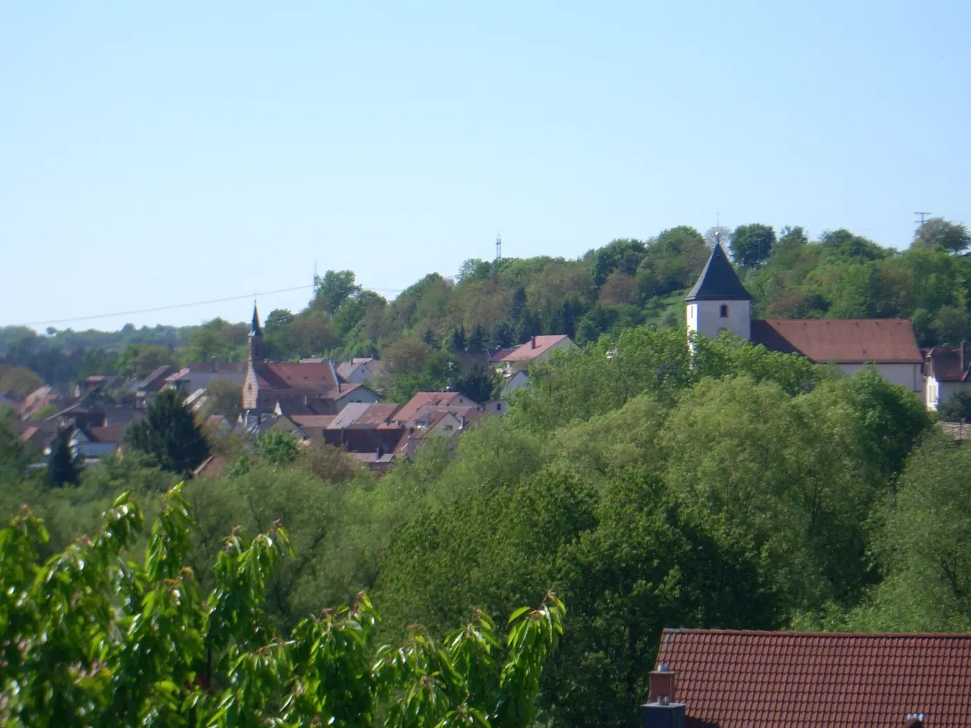 Ortskern von Sulzbach im Mai