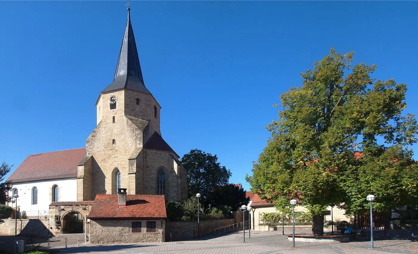 Bartholomäuskirche, Backhaus und Kelter in Tamm