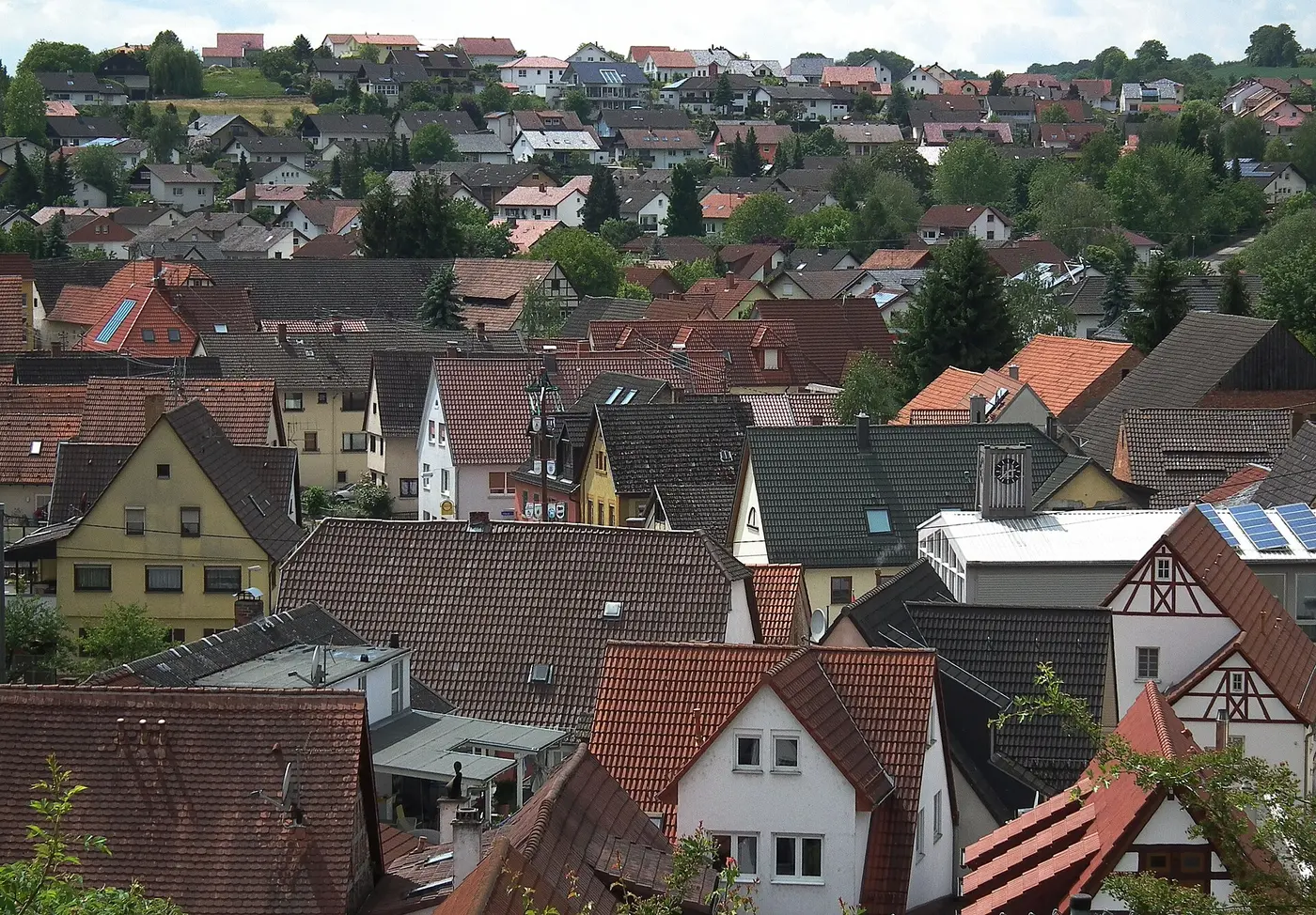 Ortskern von Zuzenhausen (Baden-Württemberg, Deutschland)